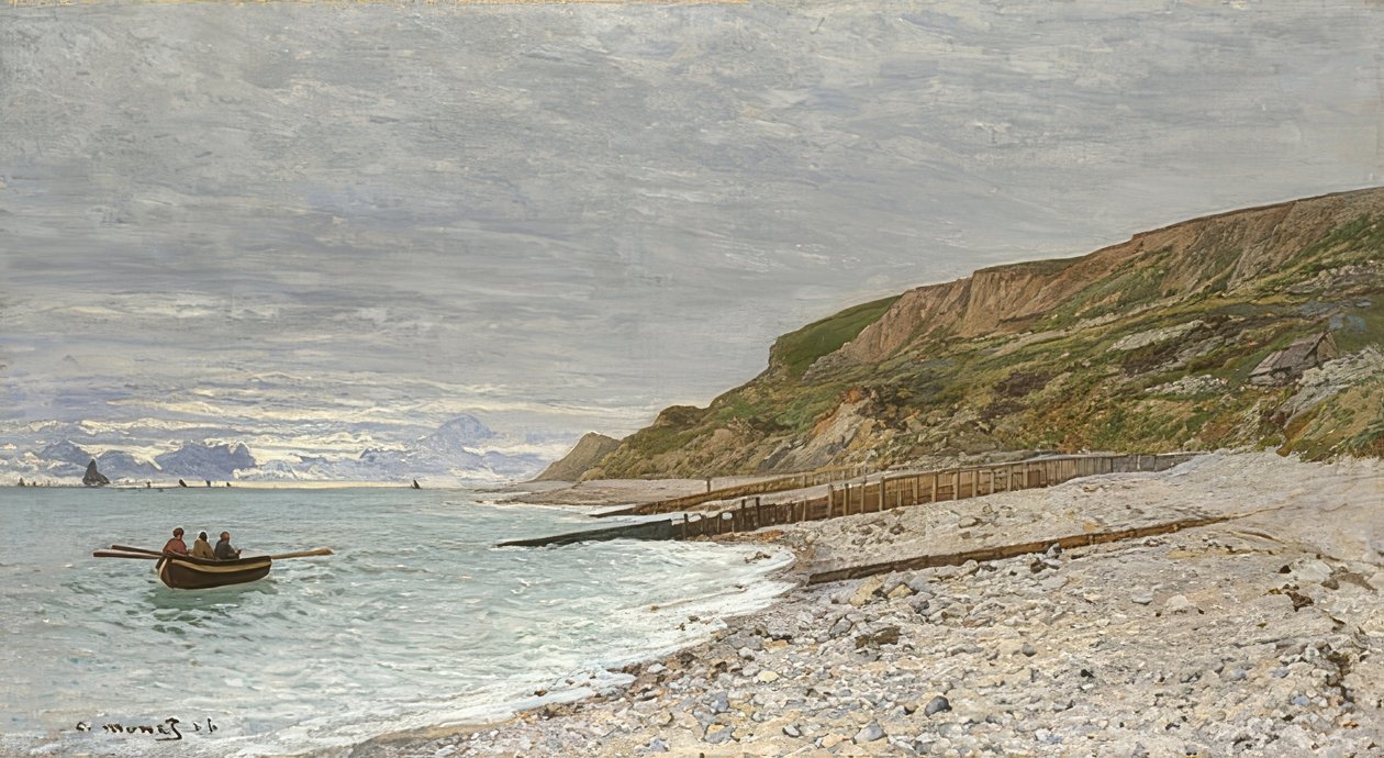 La Pointe de la Hève, Sainte-Adresse. 1864 tekijältä Claude Monet