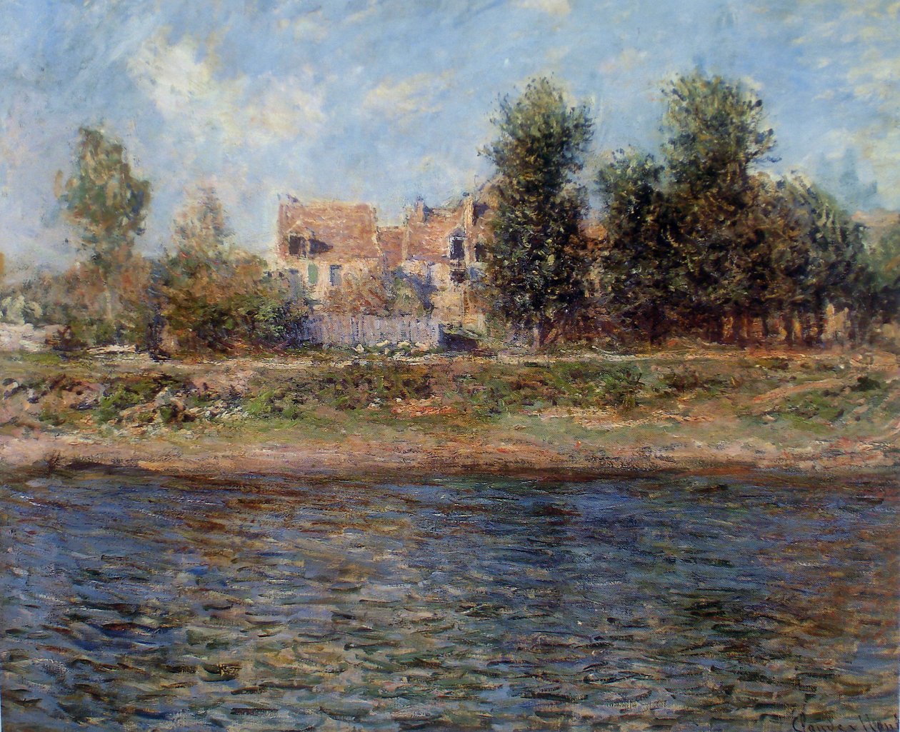 La Seinen joki, 1880. tekijältä Claude Monet