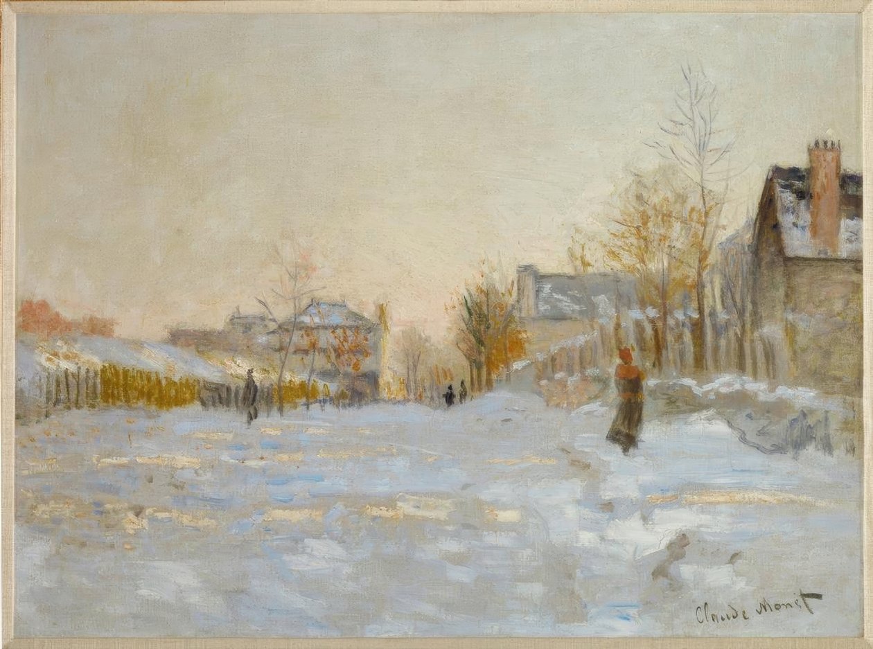 La neige à Argenteuil tekijältä Claude Monet