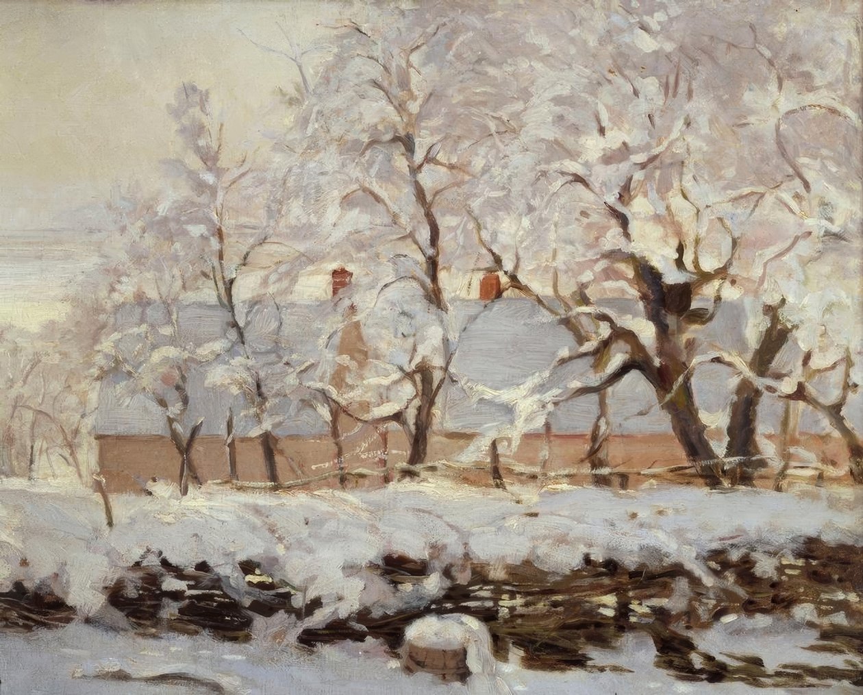 La pie (Die Elster) tekijältä Claude Monet