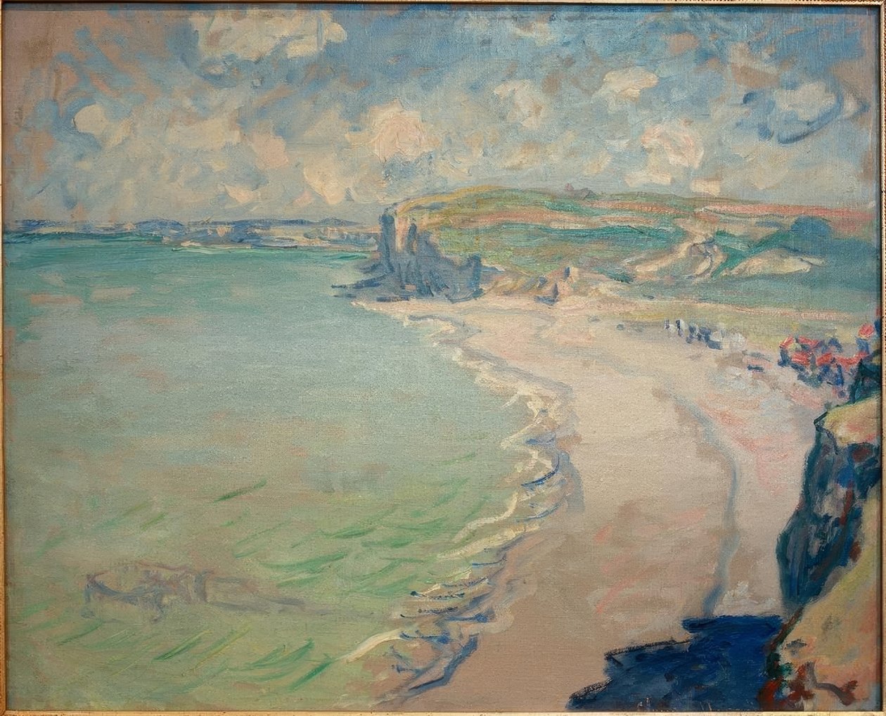Pourvillen ranta (Der Strand von Pourville) tekijältä Claude Monet