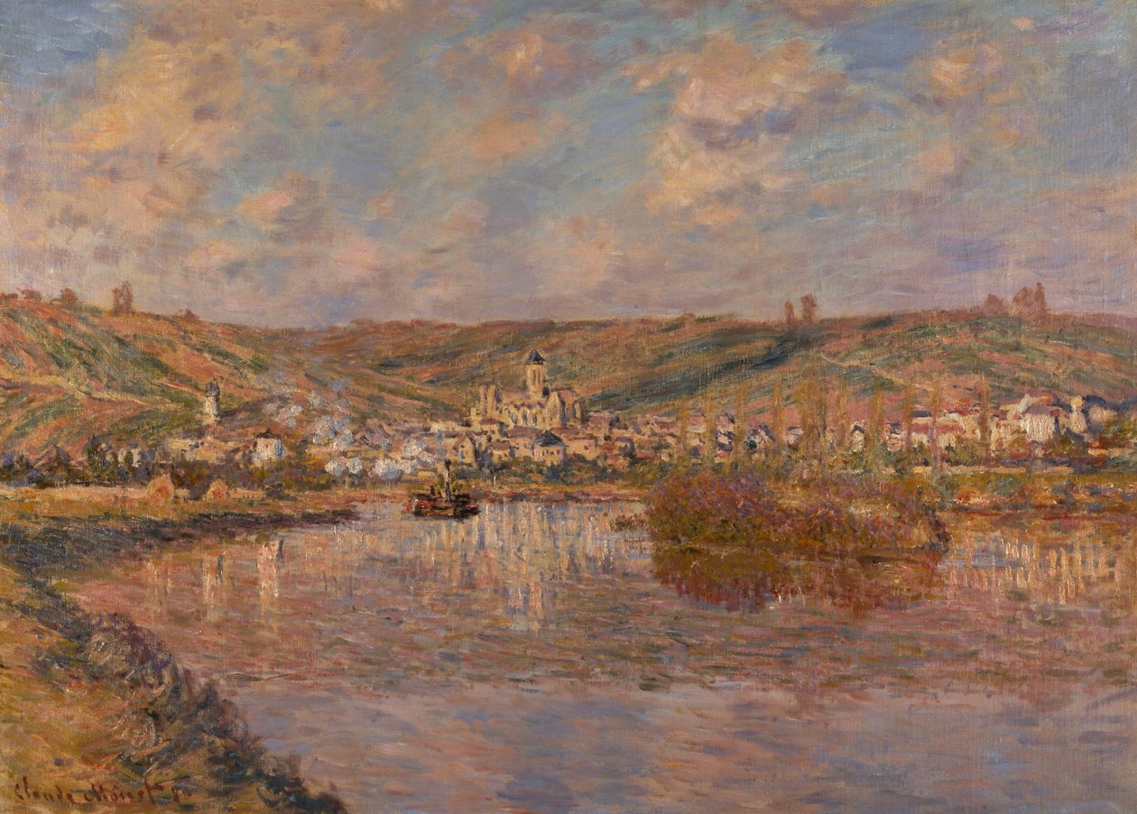 Myöhäinen iltapäivä, Vetheuil tekijältä Claude Monet
