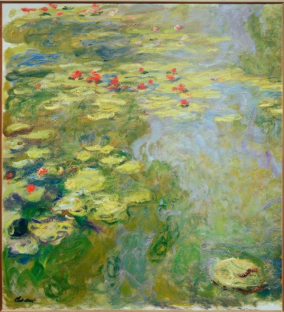 Le Bassin aux nymphéas (partie gauche) tekijältä Claude Monet