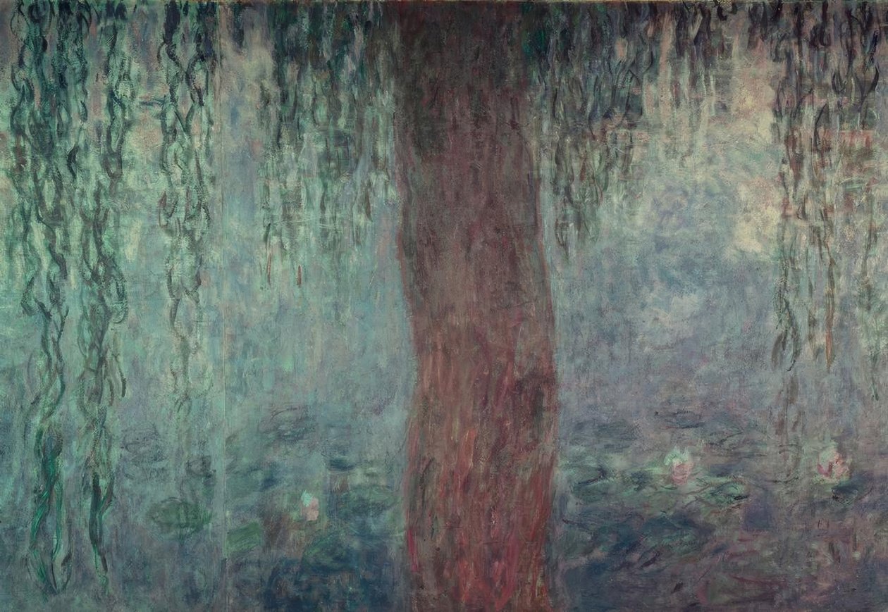 Le Bassin aux nymphéas avec saules, Le Matin aus saules tekijältä Claude Monet