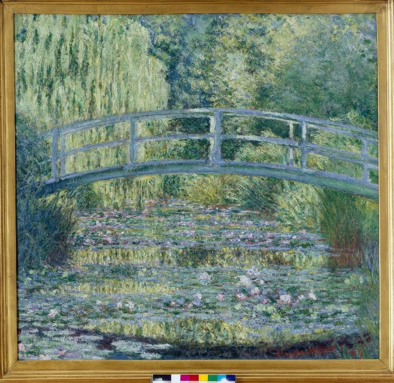 Lumpeen lampi, vihreä harmonia tekijältä Claude Monet