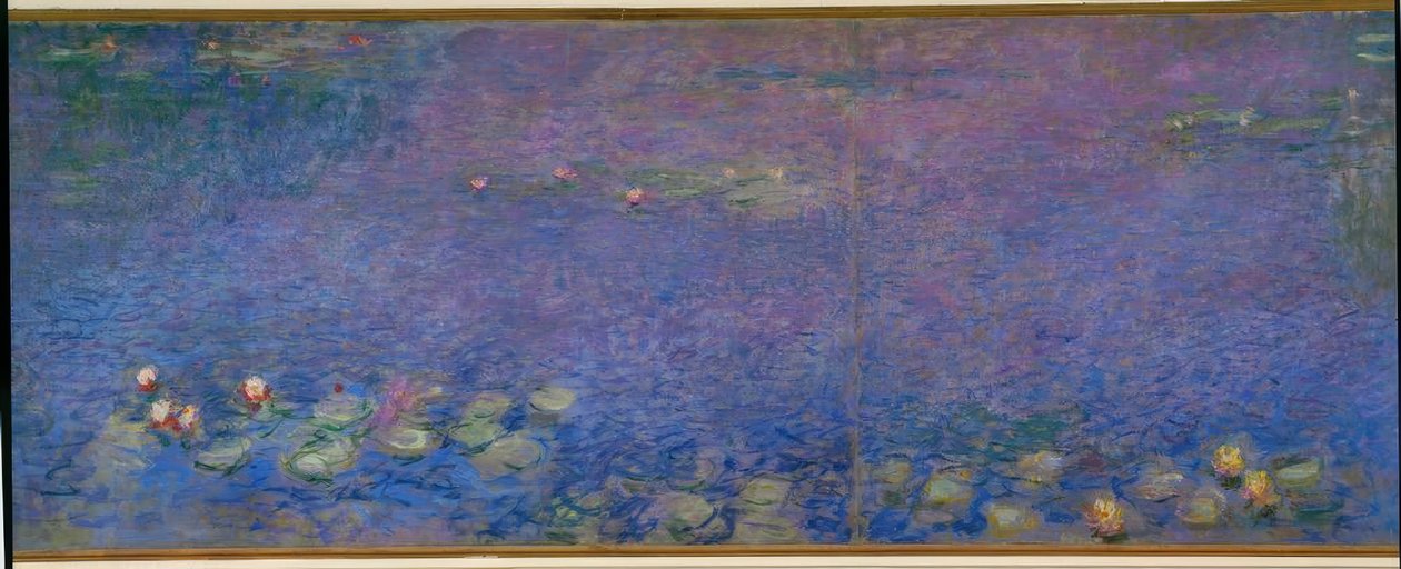 Le Bassin aux nymphéas sans saules, Matin tekijältä Claude Monet