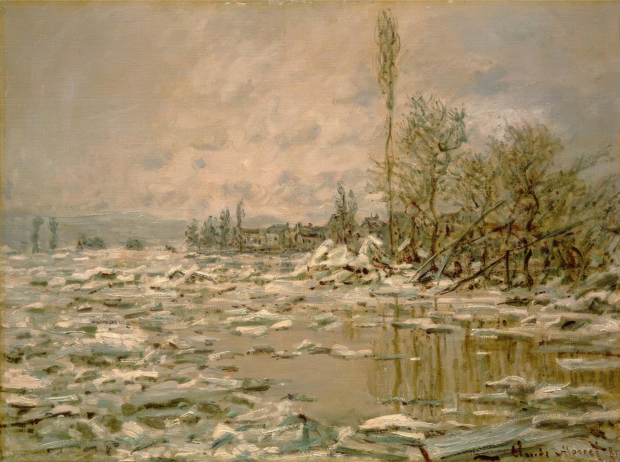 Paska, harmaa sää tekijältä Claude Monet