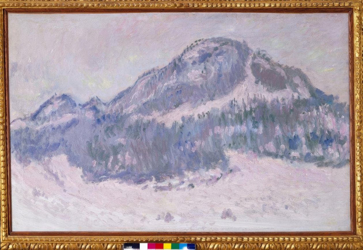 Le Mont Kolsaas en Norvege (Mont Kolsaas, heijastaa ruusuja) tekijältä Claude Monet