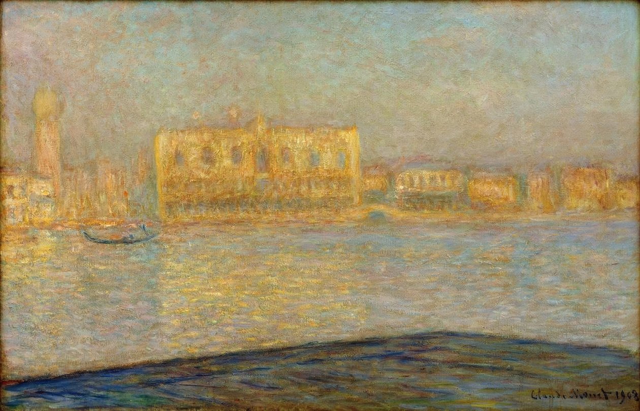 Herttuan palatsi Saint George Majorista nähtynä tekijältä Claude Monet