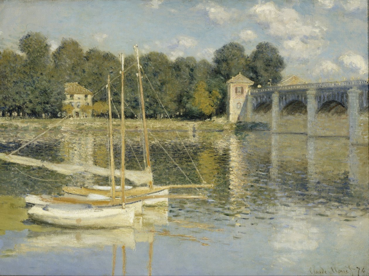 Argenteuilin silta tekijältä Claude Monet