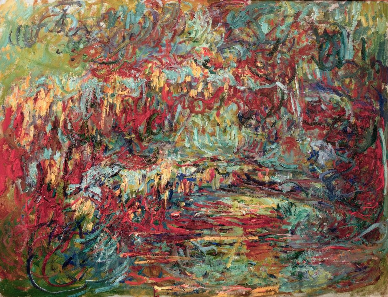 Le Pont japonais (Die japanische Brücke) tekijältä Claude Monet