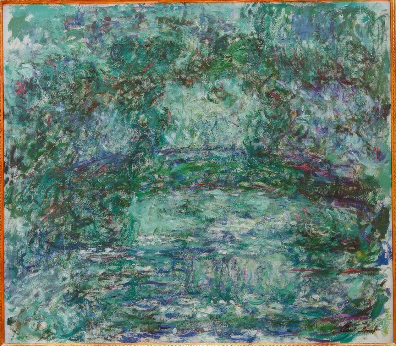 Japanilainen silta tekijältä Claude Monet