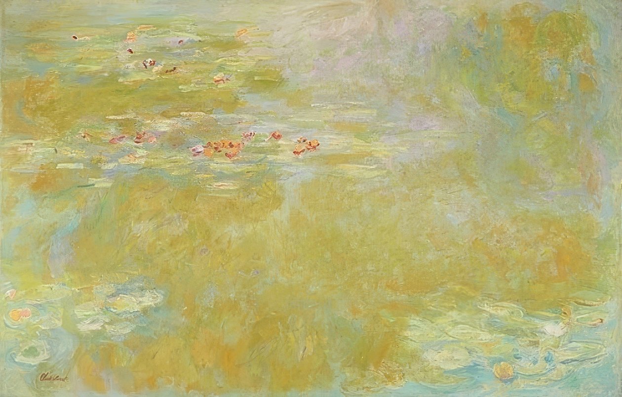 Le bassin aux nymphéas (Lumpeen lampi). Noin 1916 tekijältä Claude Monet