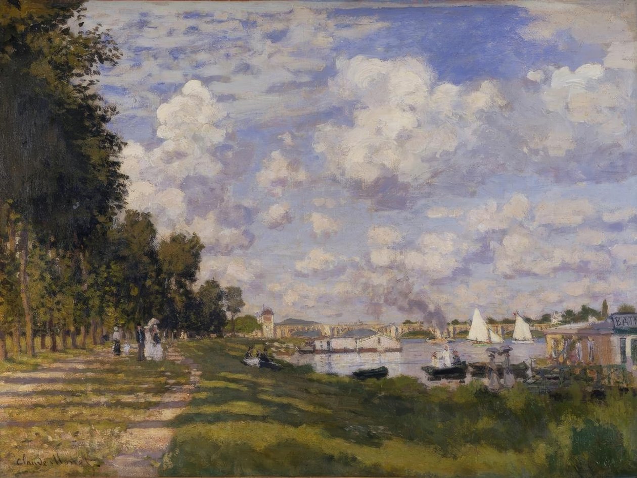 Argenteuilin allas tekijältä Claude Monet