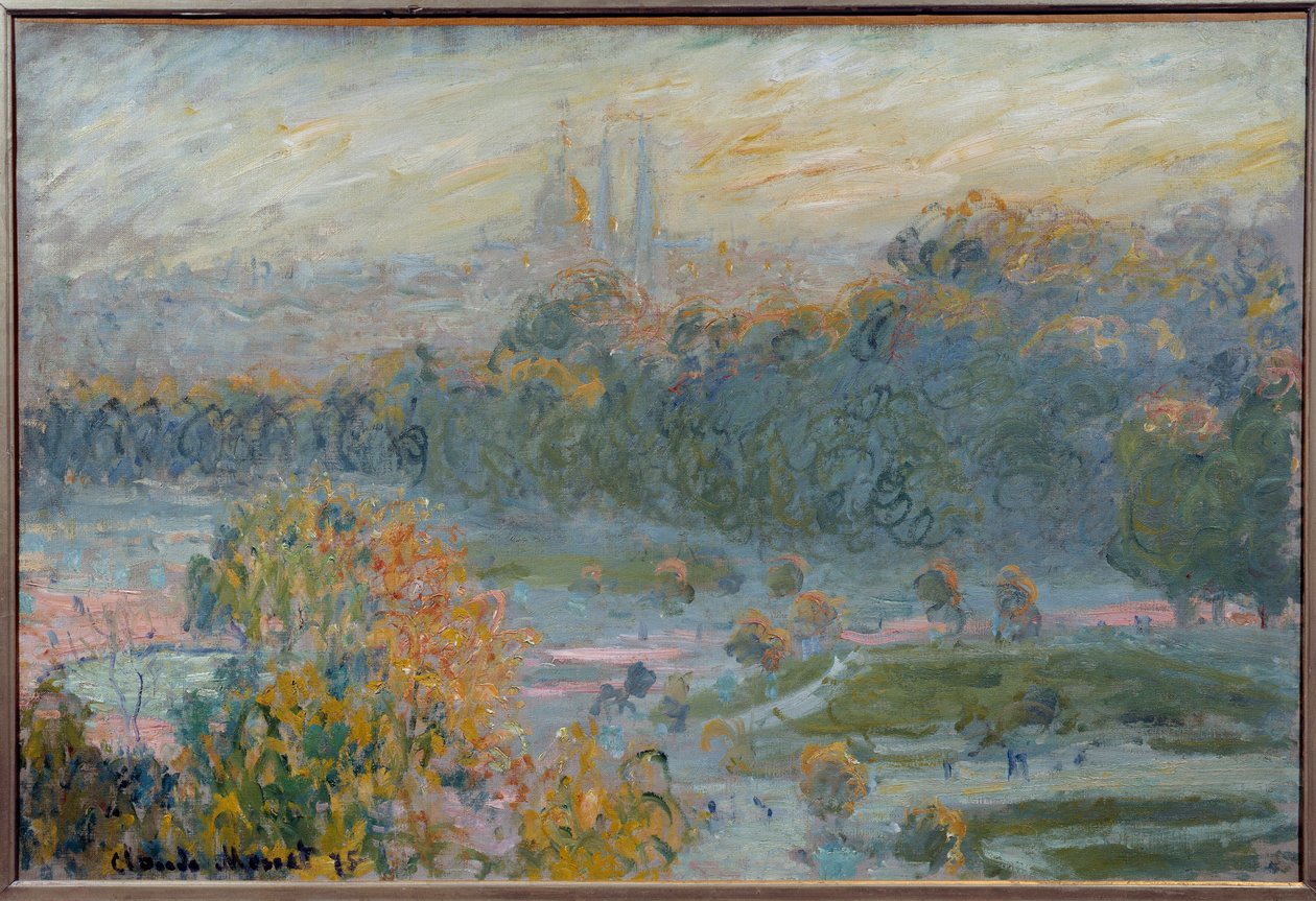 Le jardin des Tuileries Claude Monet