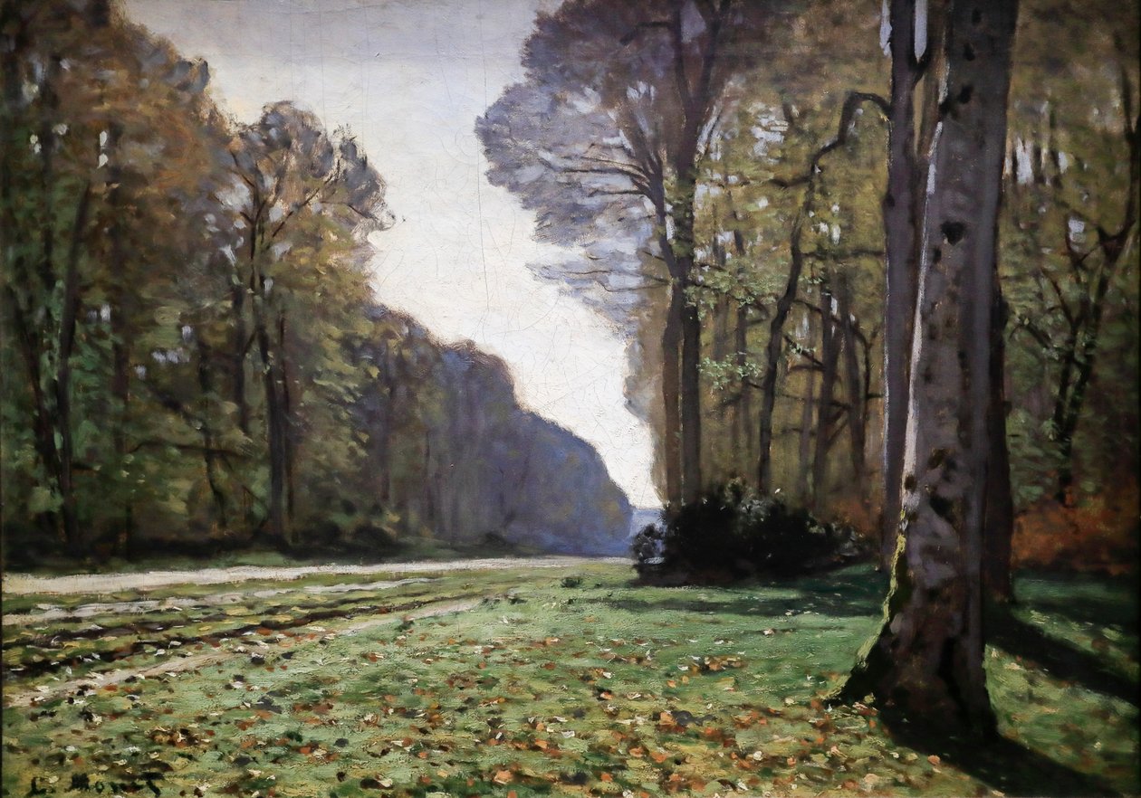 Chaillyn jalkakäytävä 1865 (öljy kankaalle) tekijältä Claude Monet