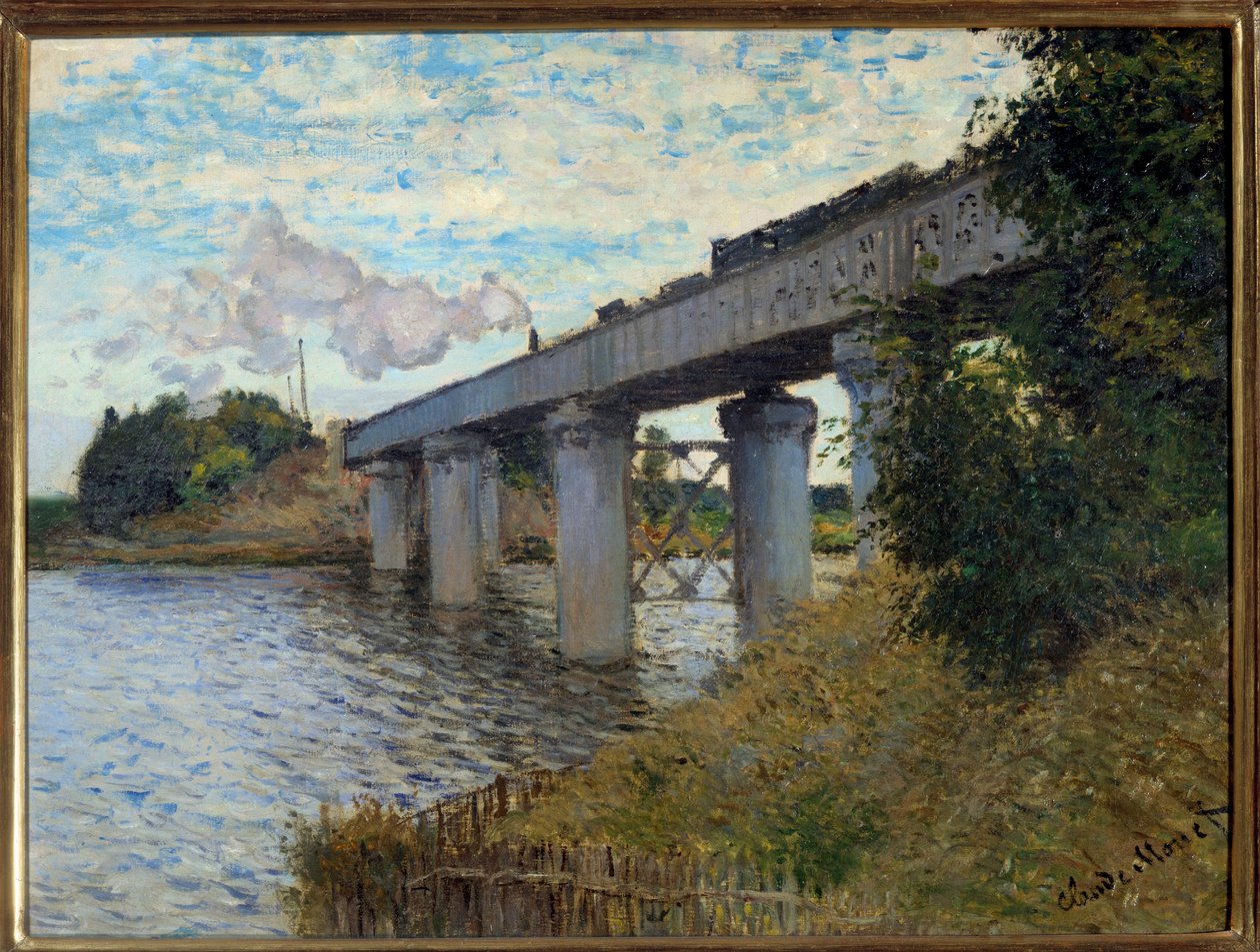Rautatiesilta Argenteuilissa Claude Monet