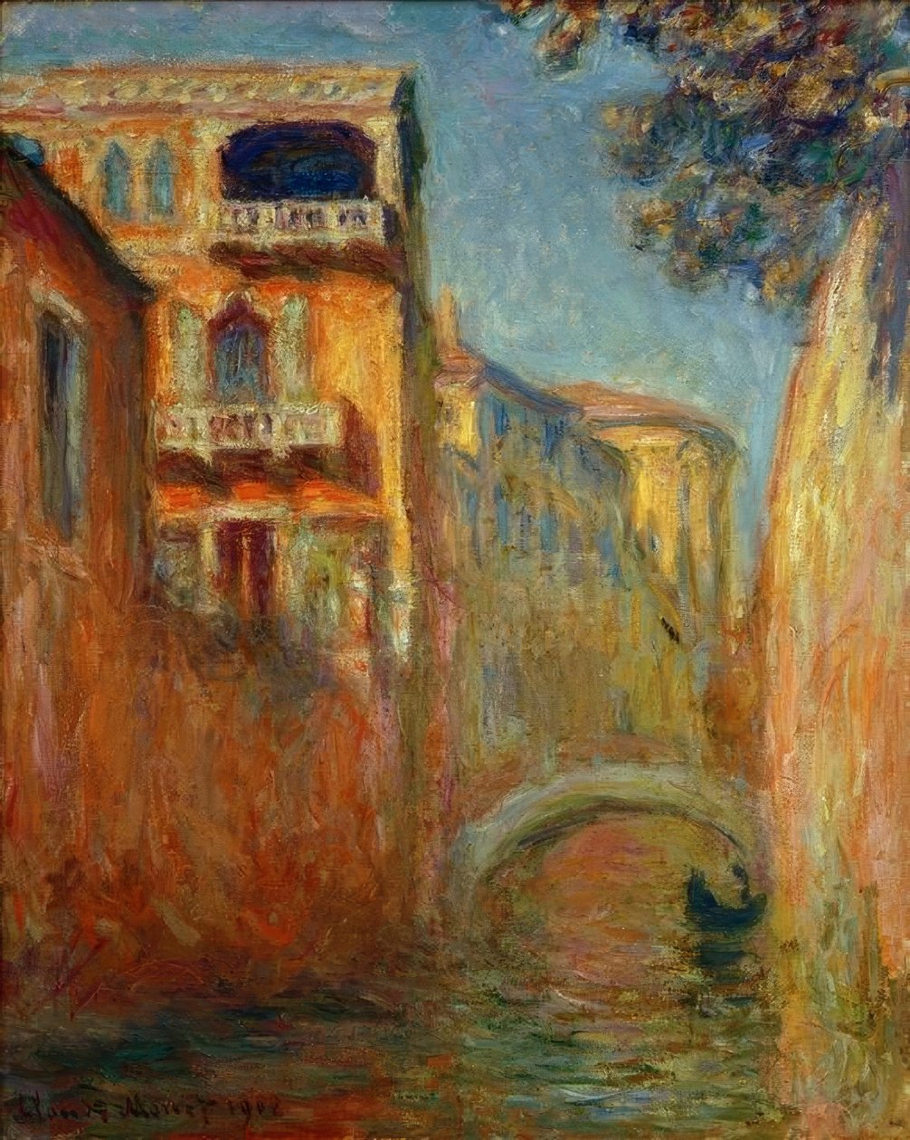 Le Rio de la Salute tekijältä Claude Monet