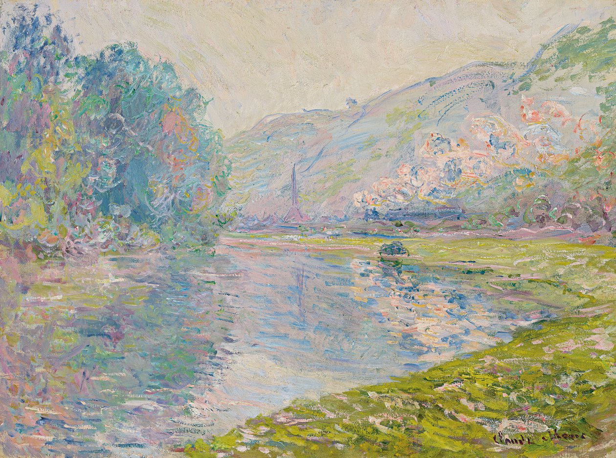 Juna Jeufossessa tekijältä Claude Monet