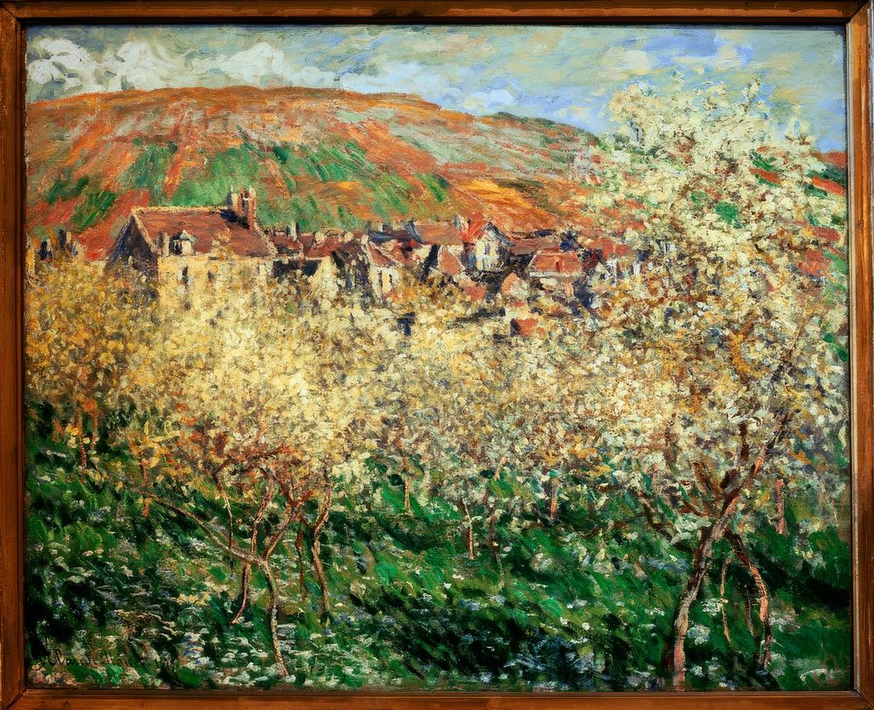 Les Pruniers en Fleurs à Vetheuil (Blühende Zwetschgenbäume tekijältä Claude Monet