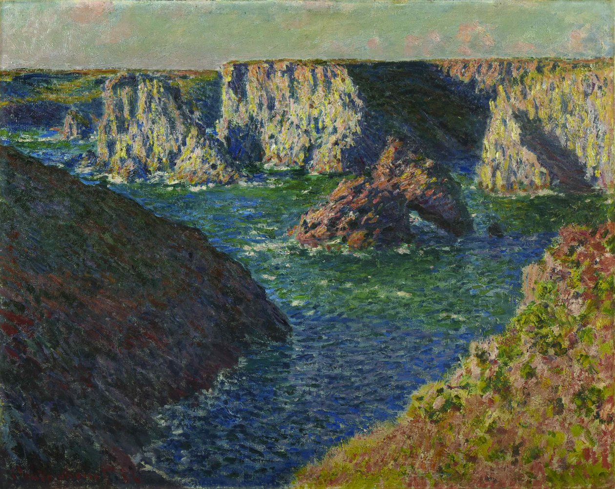 Belle-Ilen kalliot Belle-Ilen kalliot, 1886. tekijältä Claude Monet