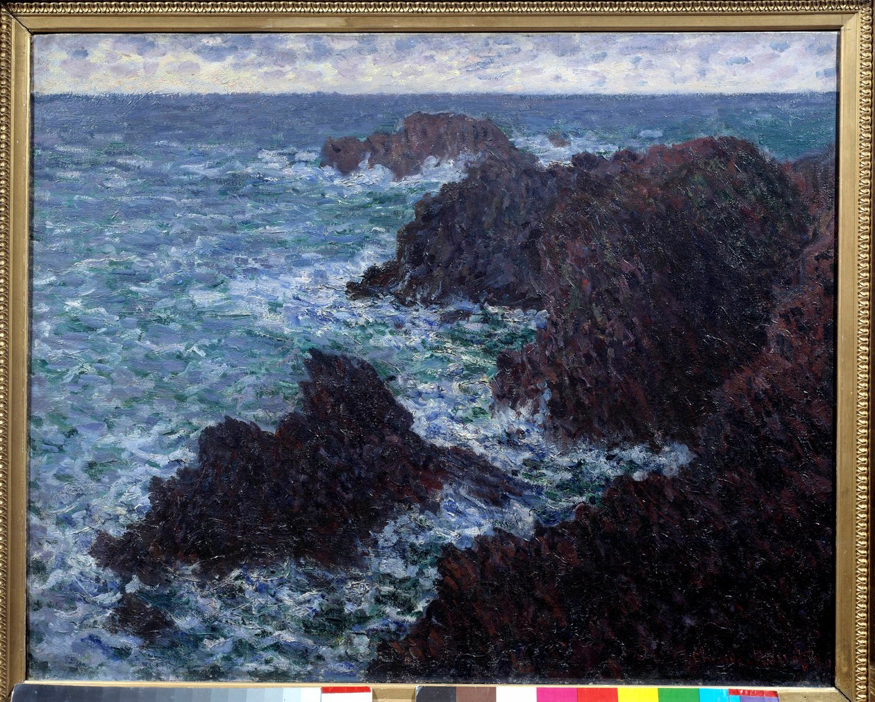 Belle Ilen kalliot (Belle-Ile), villi rannikko Claude Monet