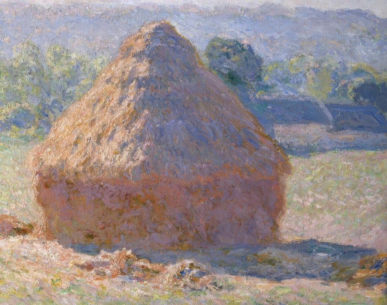 Les meules, fin d’été tekijältä Claude Monet
