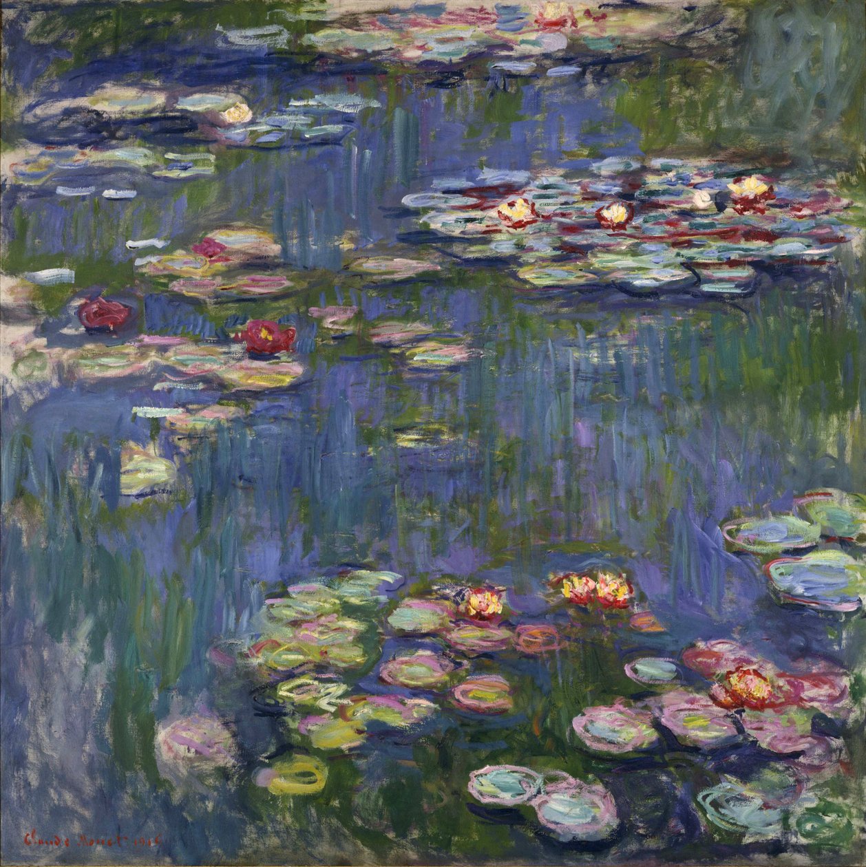 Vesililjat Givernyssä - Claude Monet