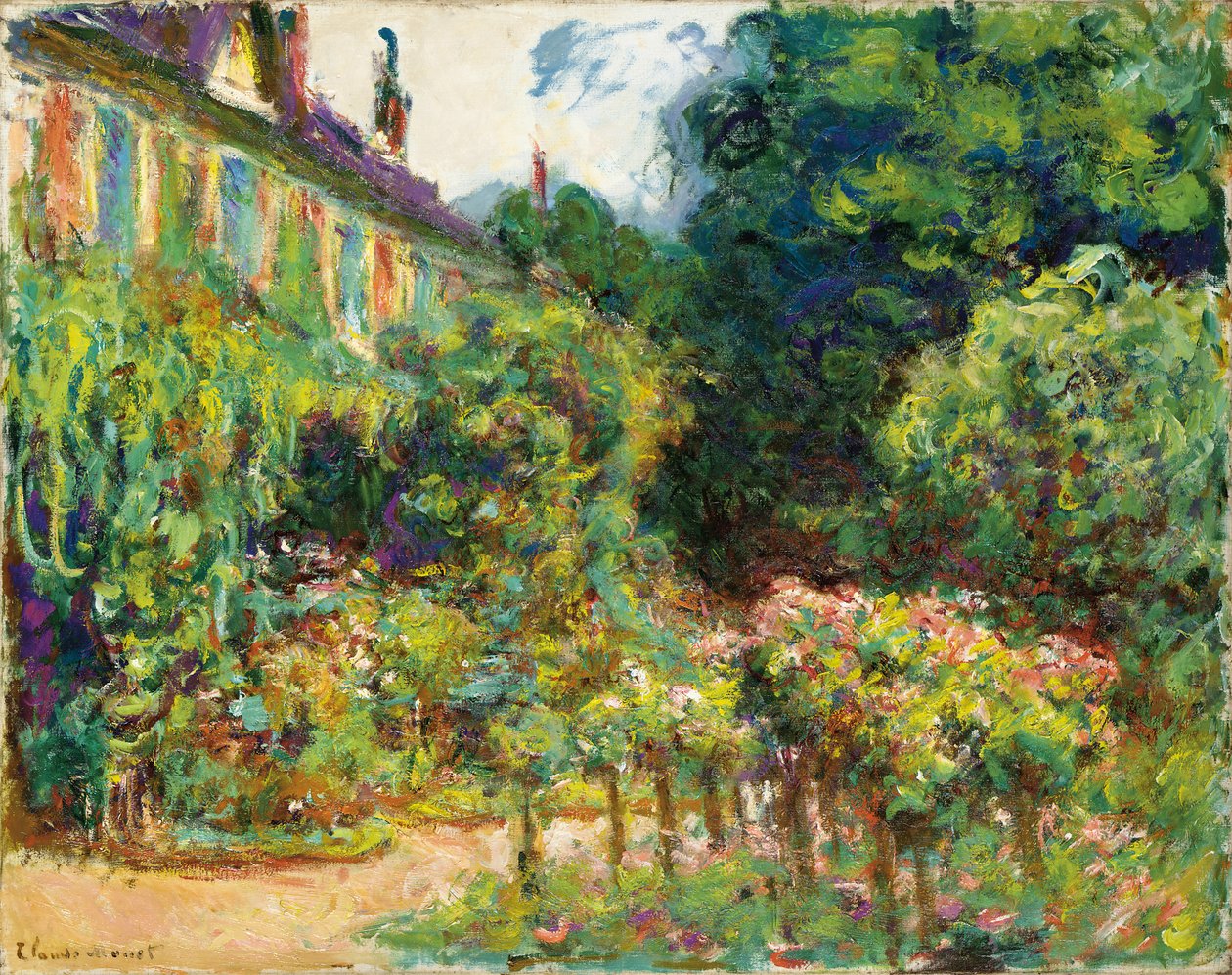 Taiteilijan talo Givernyssä, 1913 tekijältä Claude Monet