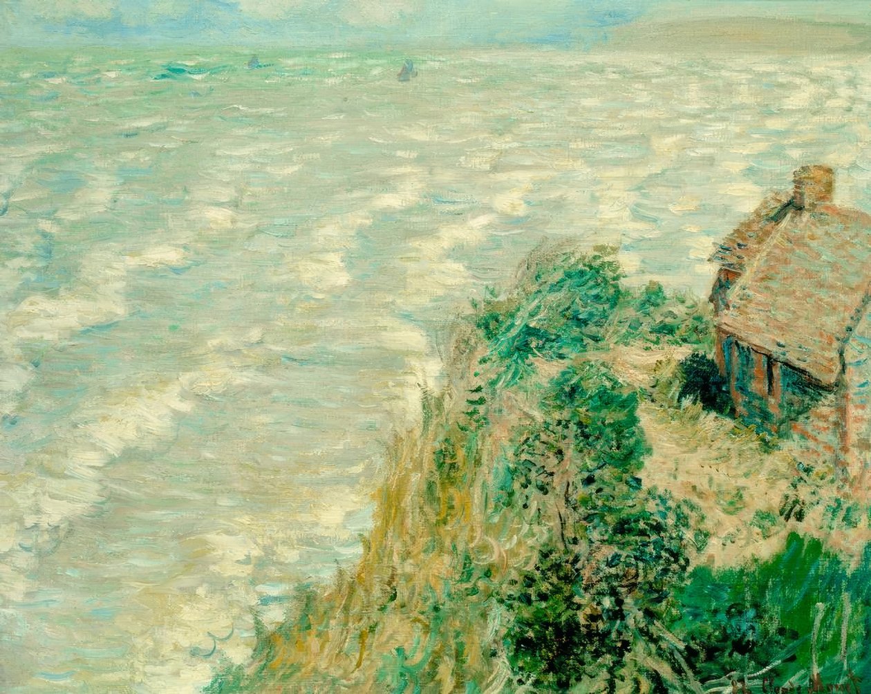 Nouseva vuorovesi Pourvillessä (Flut bei Pourville) tekijältä Claude Monet