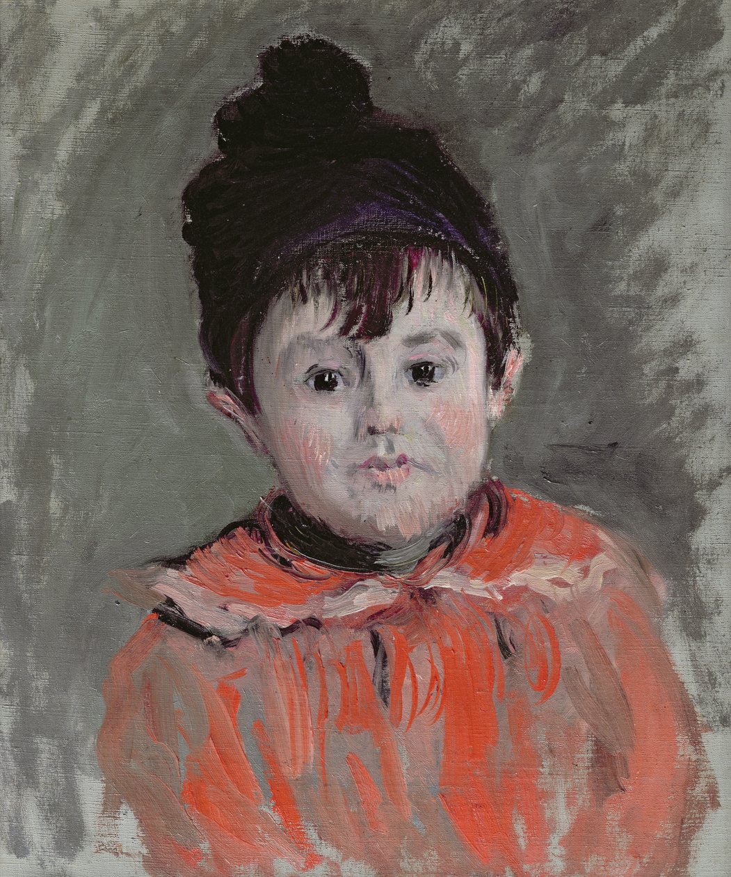 Michel Monet (1878-1966) Bobble-hattu yllään, 1880 tekijältä Claude Monet