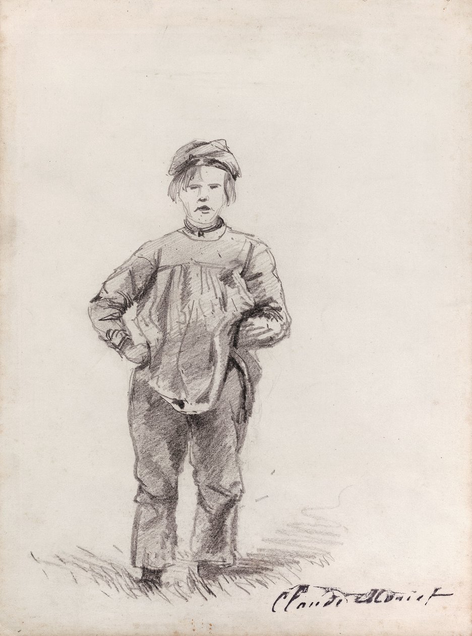 Monet - Poika maalla, 1857, 2013.985 tekijältä Claude Monet