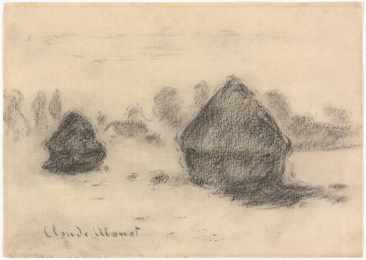 Monet - Vehnäpinot, 1891, 2013.986 tekijältä Claude Monet
