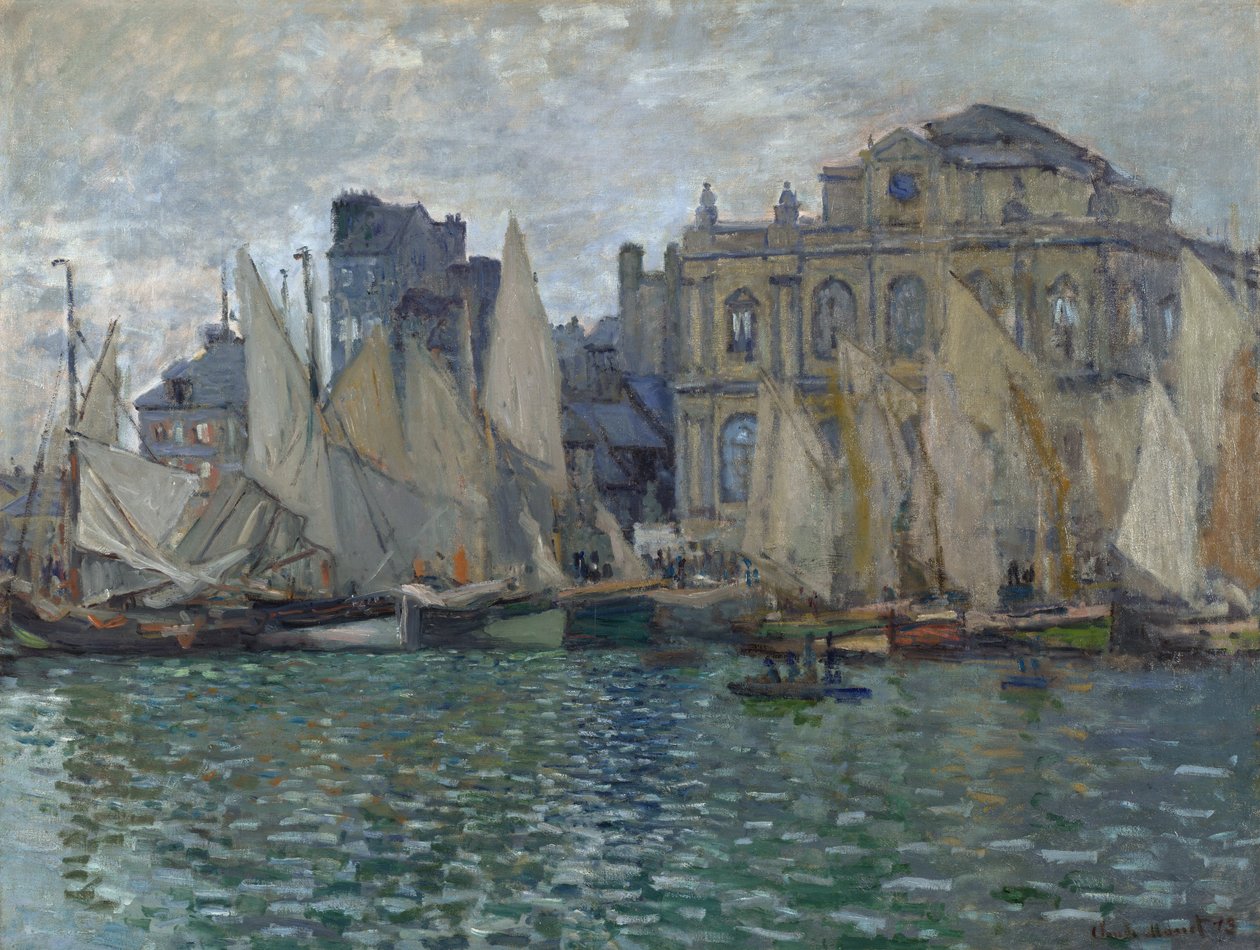 Monet, Claude (1840-1926) Le Havren museo Öljy kankaalle 1873 National Gallery, Lontoo 75x100 tekijältä Claude Monet
