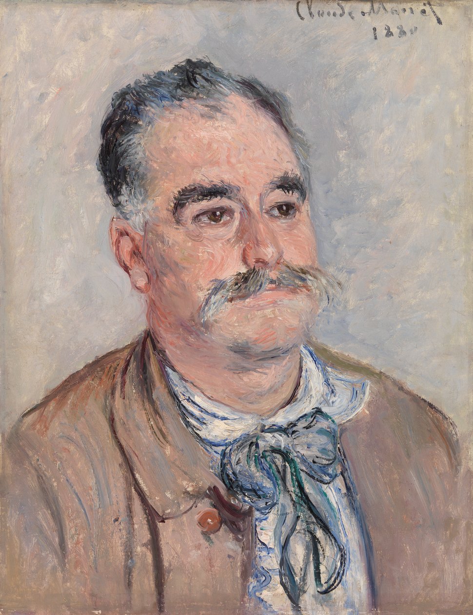Monsieur Coqueret (isä) (Muotokuva Monsieur Coqueretista [isä]) tekijältä Claude Monet