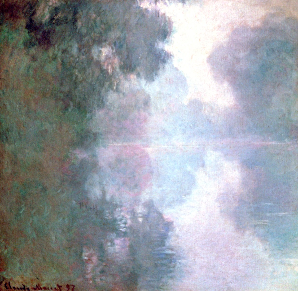 Morning Mists, 1897 tekijältä Claude Monet