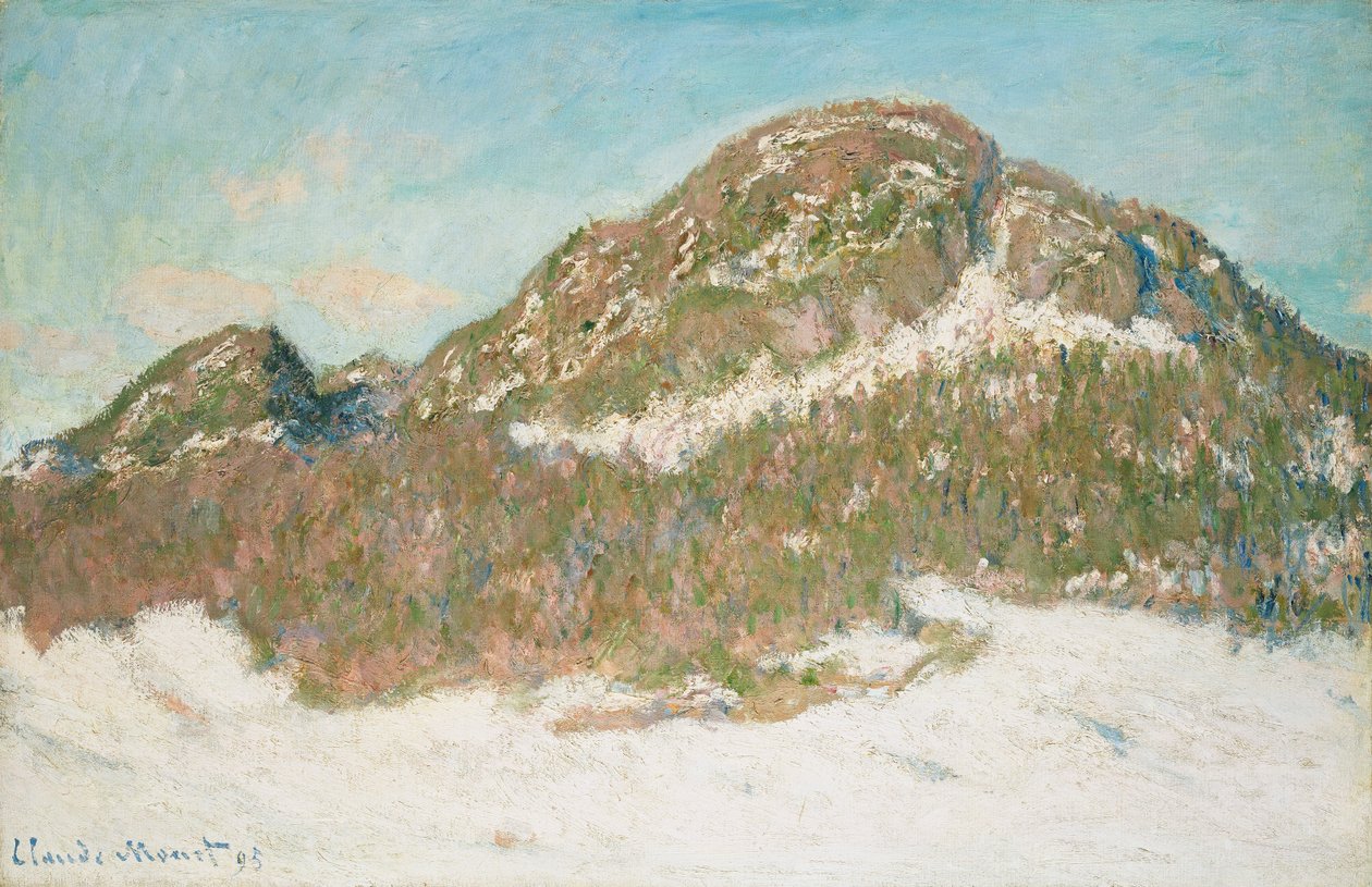 Mount Kolsaas, Auringonvaloefekti, 1895 tekijältä Claude Monet
