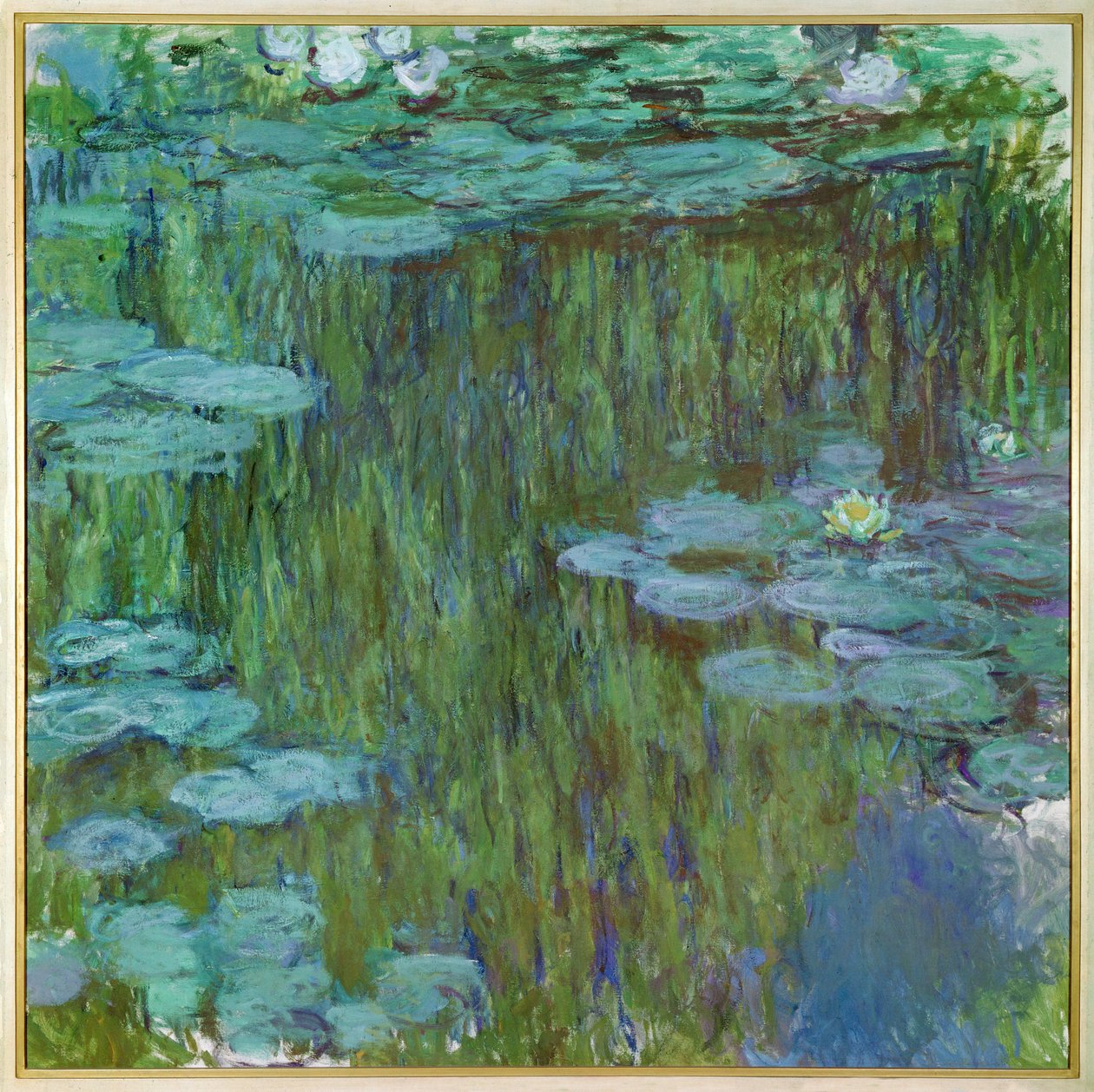 Nympheas Givernyssä (öljy kankaalle) tekijältä Claude Monet