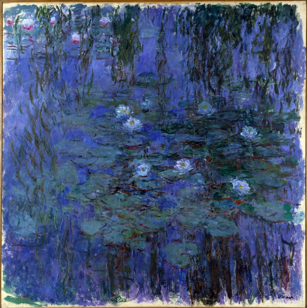 Nympheas bleu Claude Monet