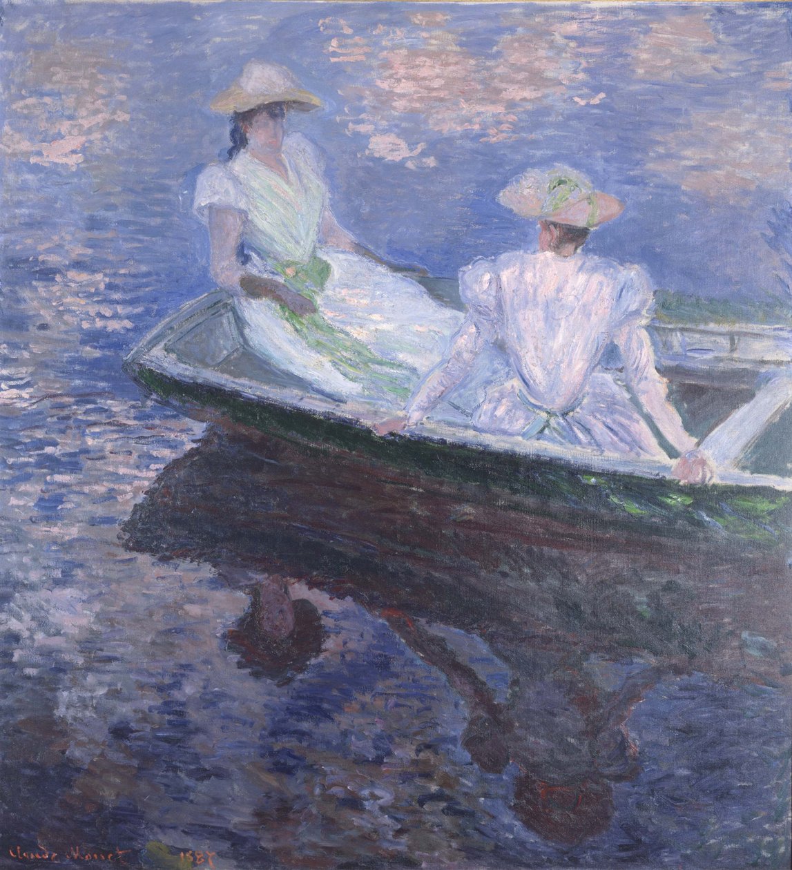 Laivalla, 1887 tekijältä Claude Monet