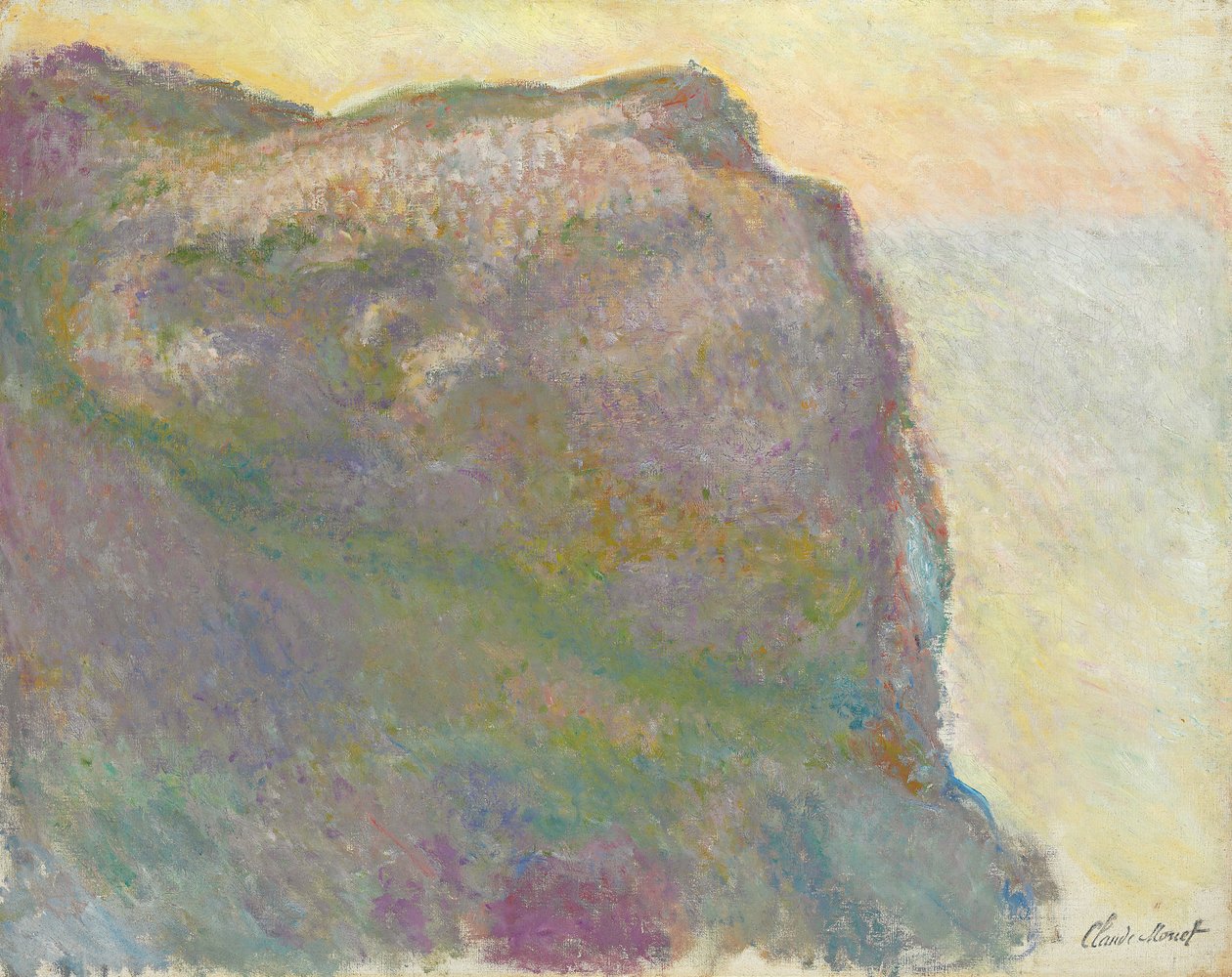 Kalliolla, Petit D"Ailly; Kalliolla, Petit Aillyssa, 1896 tekijältä Claude Monet