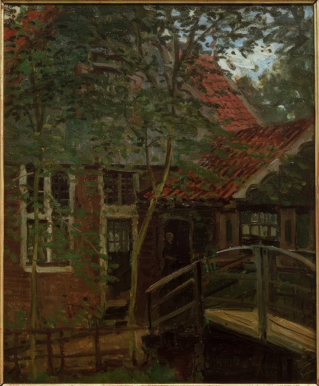 Passerelle ja Hollande, Zaandam tekijältä Claude Monet