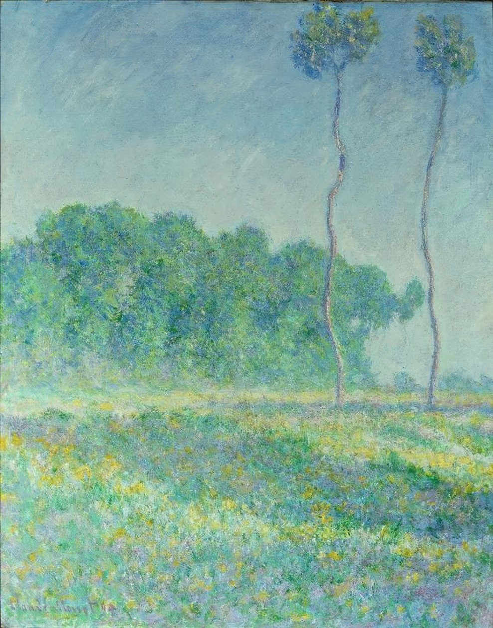Kevään maisema tekijältä Claude Monet
