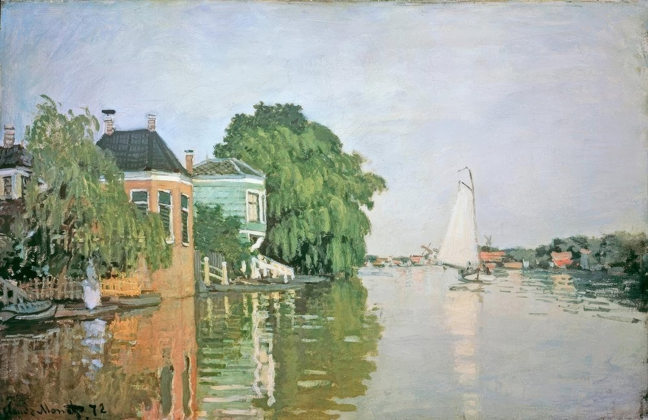 Paysage pres de Zaandam tekijältä Claude Monet