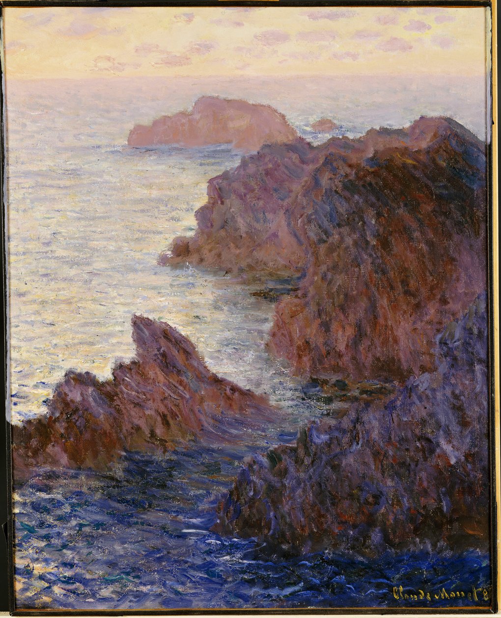 Point de Rochers, Port-Goulphar tekijältä Claude Monet