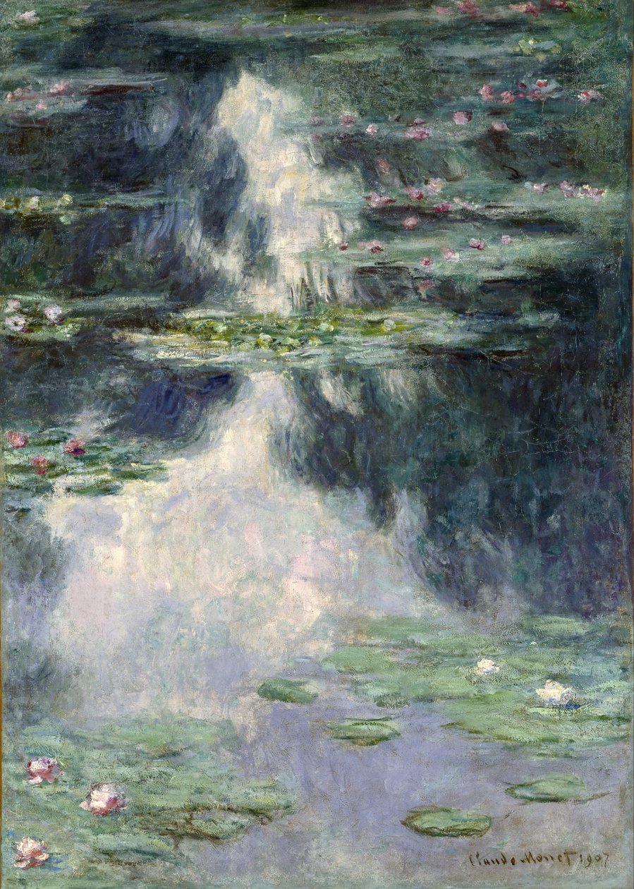 Lampi ja lumpeita tekijältä Claude Monet