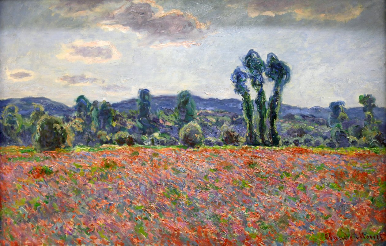 "Unikkopelto", 1887 tekijältä Claude Monet