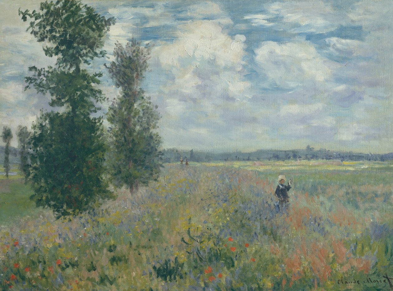 Poppy Fields lähellä Argenteuilia tekijältä Claude Monet