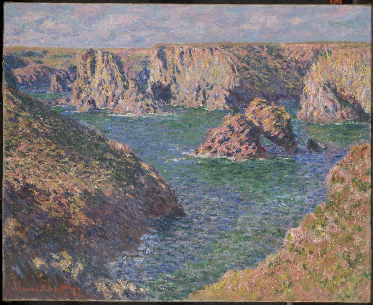 Port-Domois, Belle-Isle tekijältä Claude Monet