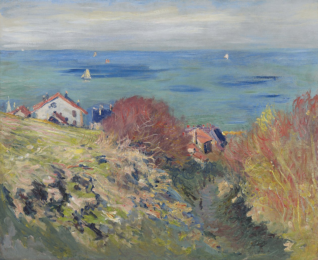 Pourville, 1882 tekijältä Claude Monet